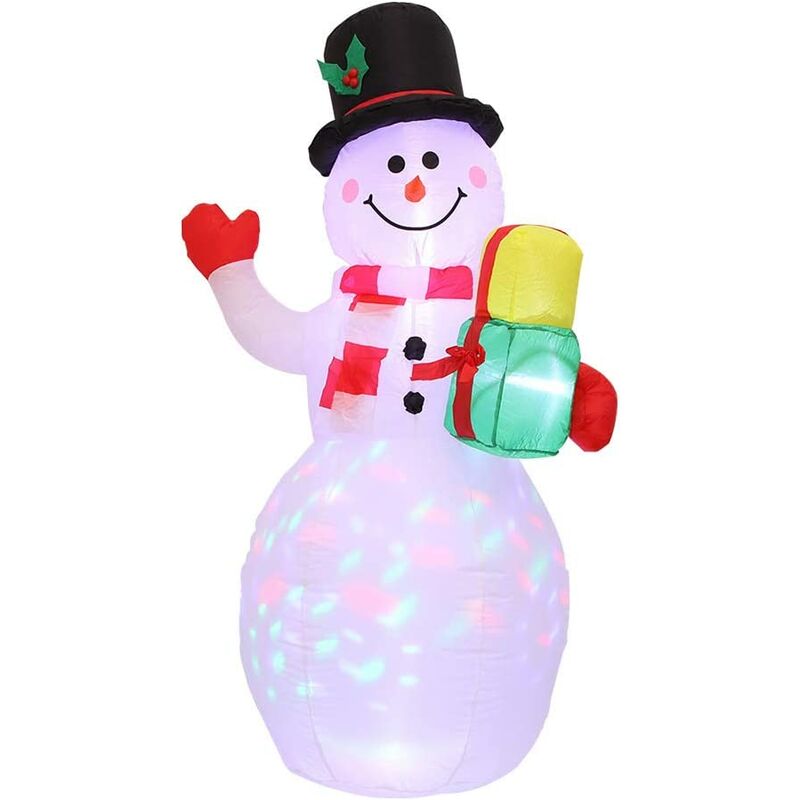 

Luz inflable de la noche de Papá Noel, luz inflable de la decoración del muñeco de nieve de la Navidad, decoraciones de la fiesta de Navidad