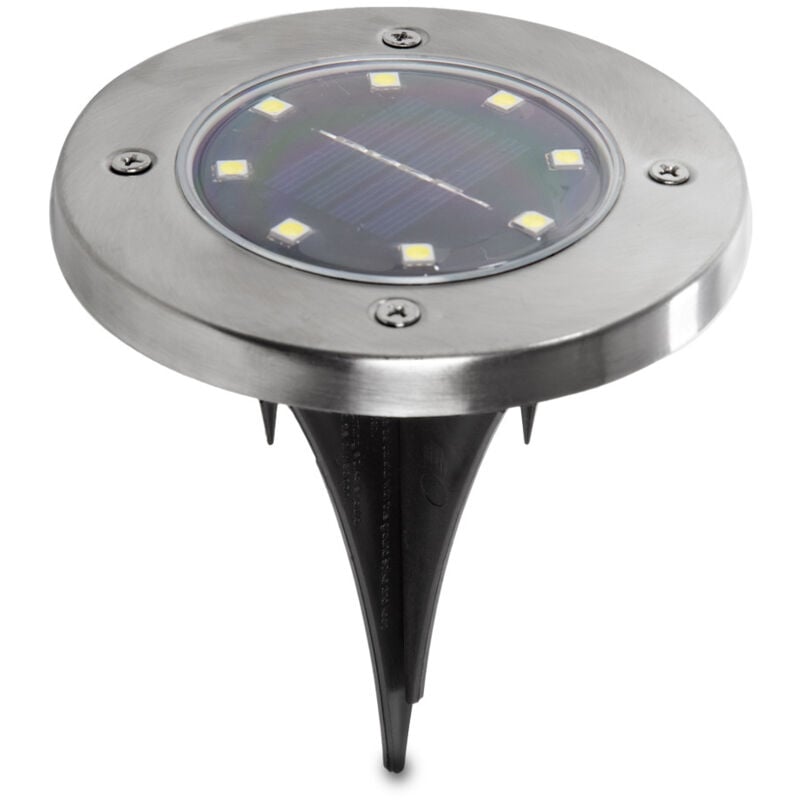 

Luz Jardín LED Solar IP65 8x2835SMD Sensor Luz | Blanco Frío (PL-626030-CW)