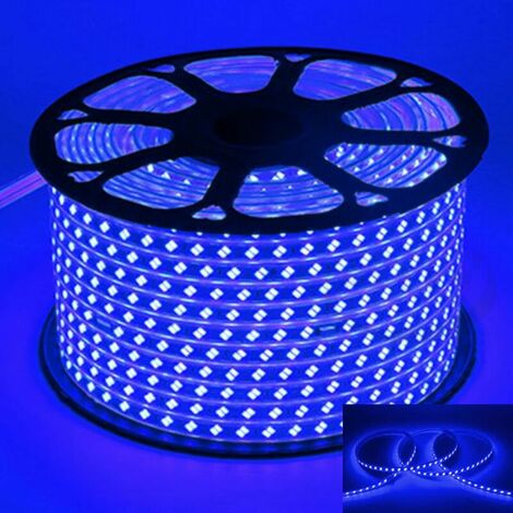 Luz LED con parche LED barra de luz suave flexible azul