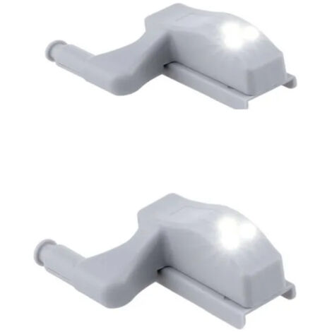 Luz LED con sensor de movimiento para bisagras de armarios universales, ideal para cocina, salón, dormitorio, armarios y vestidores.