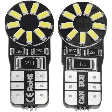 Bombilla LED para coche W5W T10 24 SMD 1210 CAN BUS