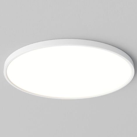 Luz LED empotrada ultrafina con temperatura de color opcional de 3000K/4500K/6000K, ideal para dormitorios, baños, cocinas y salas de estar.