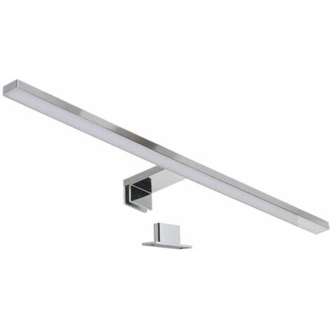 Luz LED frontal para espejo de baño, luz para espejo de tocador, 6000 K, 8 W, IP44, luz blanca, 60 cm
