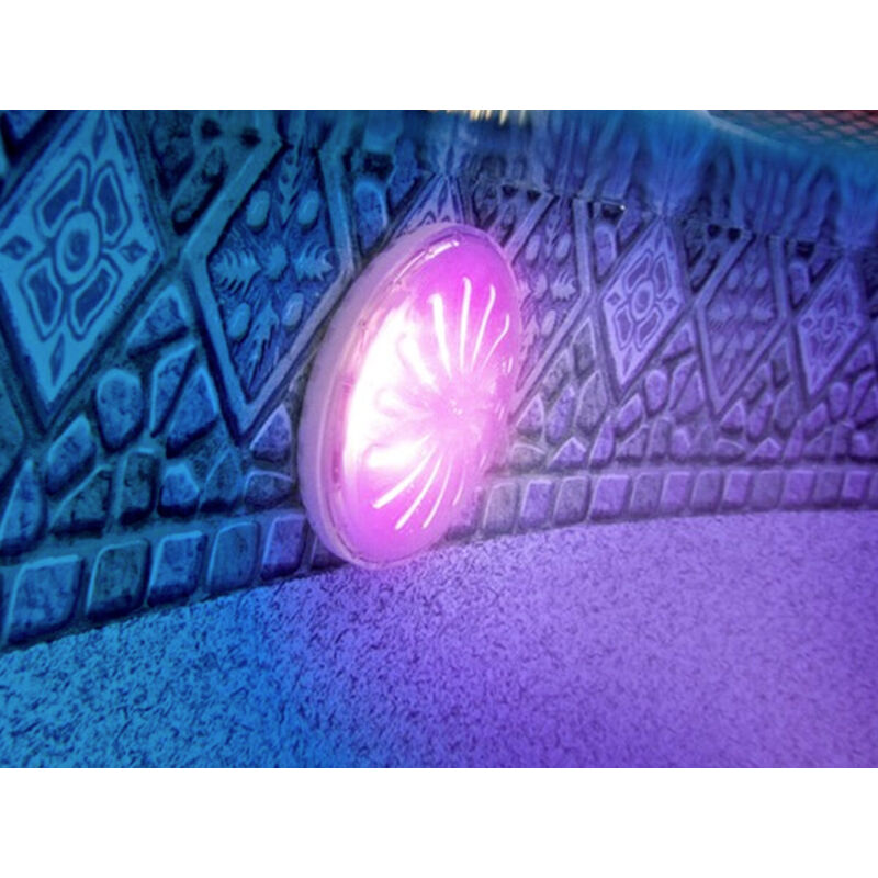 Gre - Proyector Led De Color Para Piscinas Elevadas En Pared De Acero/Metálico