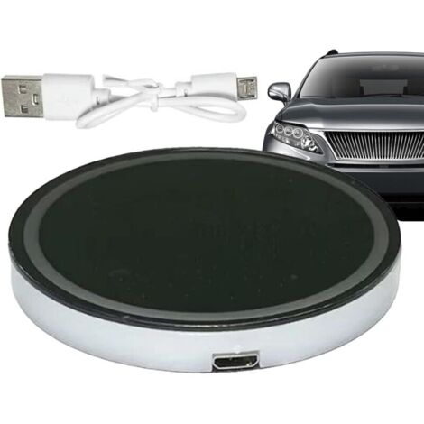 Luz LED impermeable para interior de coche, iluminación interior de coche, luces LED inalámbricas, accesorios fosforescentes (6,8 x 6,8 x 1 cm)
