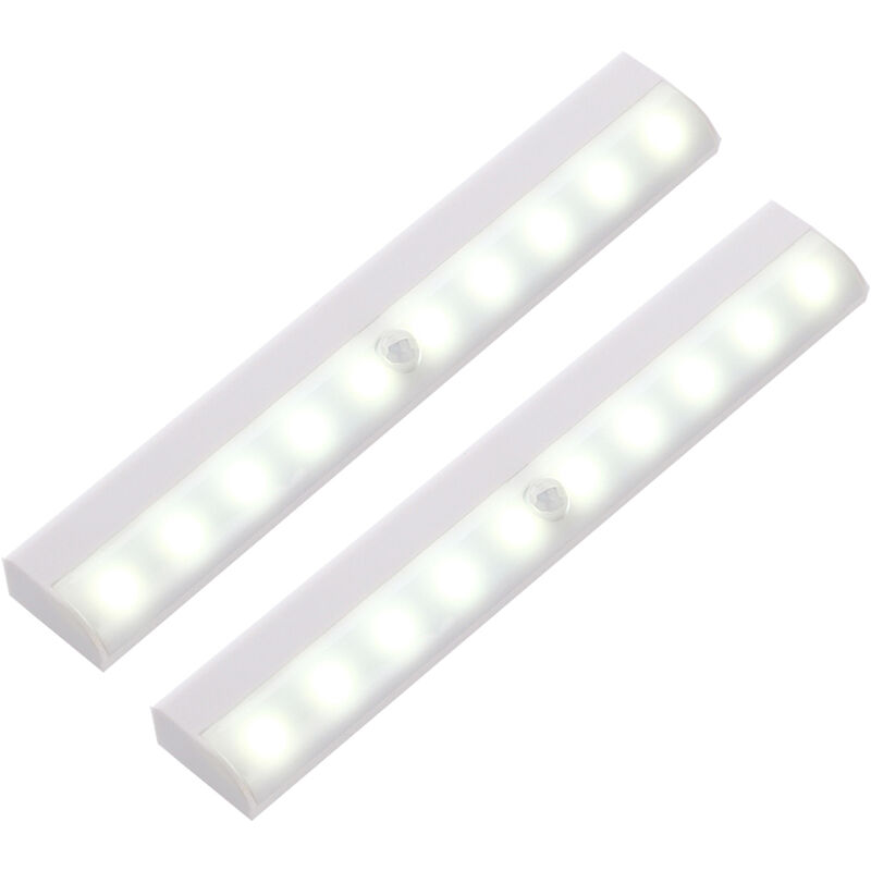 

Luz LED para armario, sensor de movimiento, 10 LED, en cualquier lugar, lampara para armario, iluminacion debajo del armario, luz nocturna para