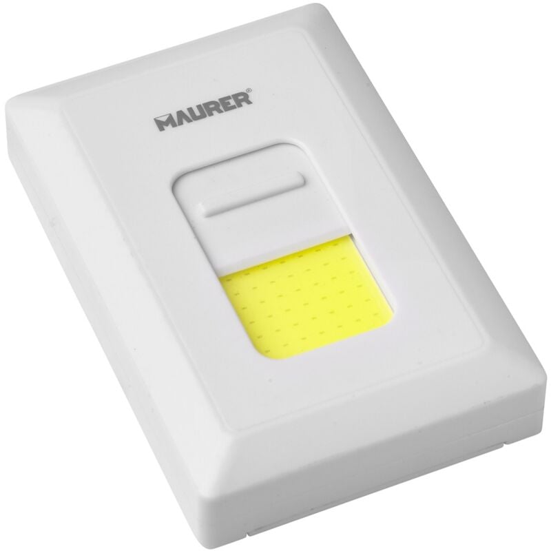 

Luz led para pared 400 lumenes con interruptor deslizante. funciona con 4 pilas aaaa (no incluidas)