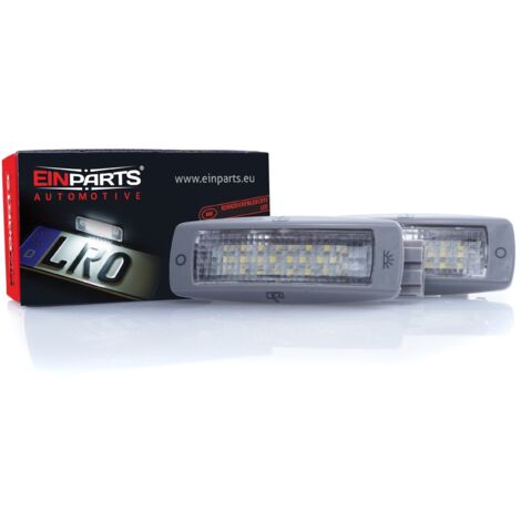 Luz LED para techo, iluminación de cabina, blanco frío de 6000 K, para Seat Skoda VW