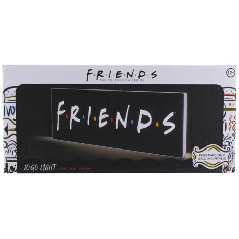 Luz Logo FRIENDS - Lámpara Oficial de la Serie, USB o a Pilas, Decoración para Fans