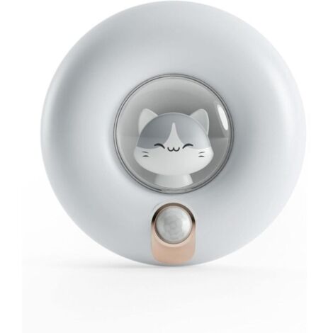 Luz nocturna con sensor de movimiento recargable para niños, luz regulable para armario, dormitorio, pasillo, baño, garaje (medidas Φ93 x T31)