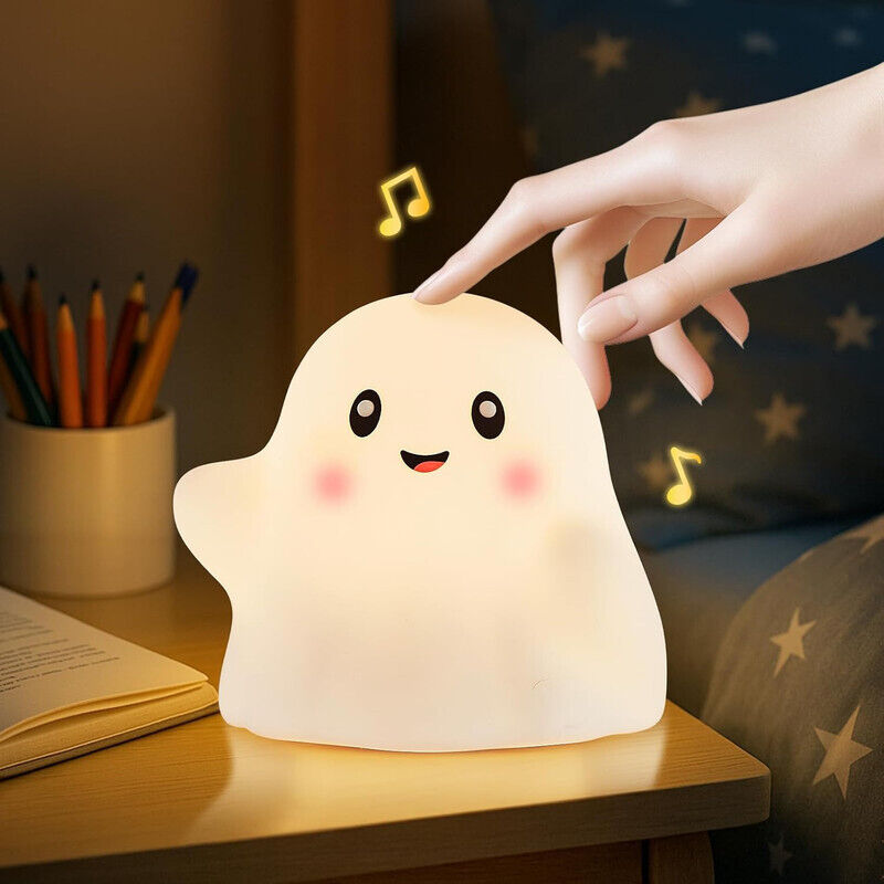 Image of Cute Ghost Night Light, 3D LED&hellip;