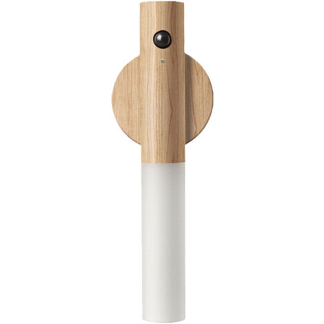 Luz nocturna LED de pared con sensor de movimiento, lámpara magnética extraíble, recargable, adhesiva, para escaleras, pasillo, garaje.