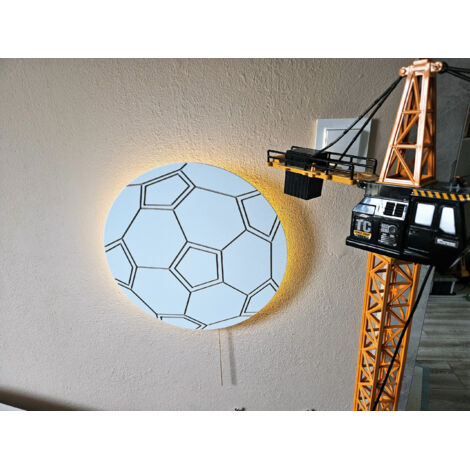 Luz nocturna LED en forma de bola que funciona con pilas