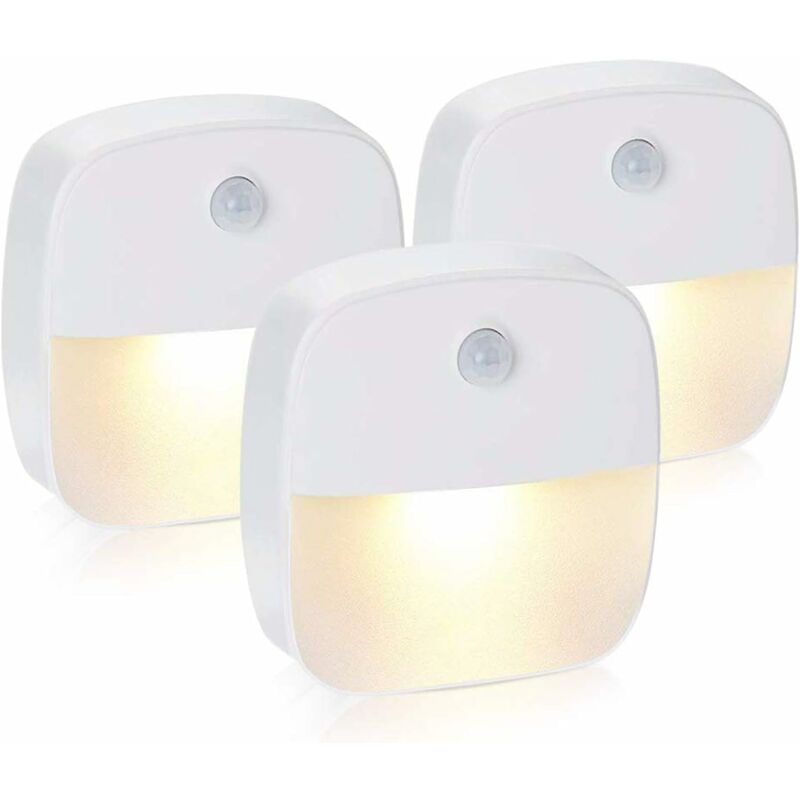

Luz nocturna LED LITZEE, luz nocturna de pared autoadhesiva con detector de movimiento y sensor de luz, luz nocturna LED para niños para
