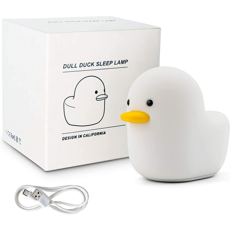 

Abcrital - Luz nocturna LED para niños, Luz nocturna portátil de silicona suave Luz nocturna para bebés, Luz nocturna táctil recargable, Luz cálida