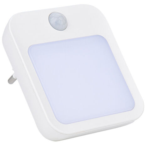Luz nocturna LED regulable con sensor infrarrojo, lámpara enchufable con sensor infrarrojo