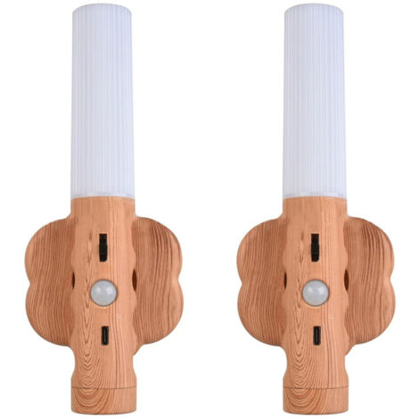 Luz nocturna magnética 3 en 1 con sensor de movimiento LED, linterna recargable, lámpara de mesa, luz para escaleras, luz para acampar.