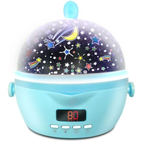 Luz nocturna para niños, proyector de estrellas, giratorio 360°, proyector de planetas, luz LED, cielo estrellado, luz de ambiente pequeña