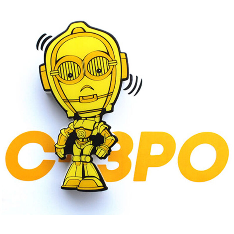 

Luz quitamiedos 3d star wars mini c-3po light