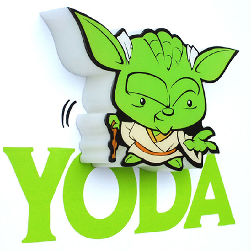 

Luz quitamiedos 3d star wars mini yoda light