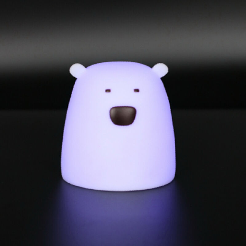 

Luz Quitamiedos Noche LED Mesita Infantil Oso Multicolor a pilas RGB - RGB