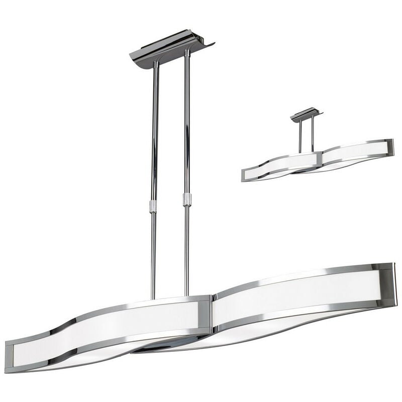 Inspired Mantra Sintesys Telescópico Lineal Convertible a Semi Empotrado E27 4 Luz E27 - M0666, Lámparas cfl incluidas