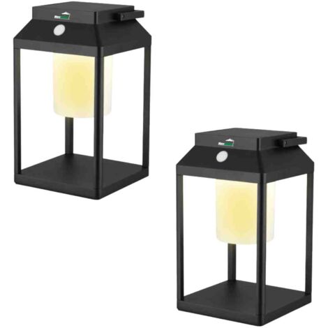 Luz solar de jardín MaxxGarden - Luz LED de jardín - Sensor de movimiento - 2 piezas - 15x25 cm