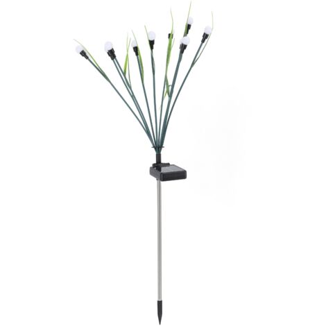 Luz solar decorativa oscilante para jardín con LED, resistente al agua IP65