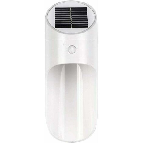 Luz solar exterior con sensor de movimiento, luz de pared solar inalámbrica e impermeable, ángulo amplio de 120°, detección de 4 m, iluminación de seguridad exterior para puerta de entrada, patio y ga