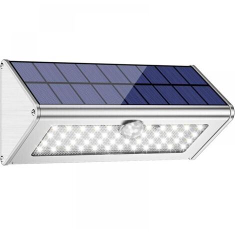 Luz solar para exteriores, impermeable IP65, foco solar inalámbrico de 4500 mAh, 46 LED, luz de jardín