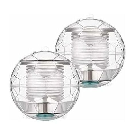 Luz solar para piscina, luz LED sumergible impermeable, lámpara solar con forma de bola que cambia de 7 colores para jardín, piscina, estanque, decoración de fiestas al aire libre
