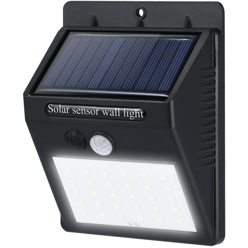 

Luz tenue de la pared del sensor de movimiento del PIR de Powerd solar del LED, lampara de seguridad,30 LED