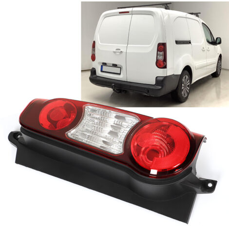 SJLERST Luz trasera derecha 9677205480, repuesto de lámpara de señal de giro de freno trasero para furgoneta Citroen Berlingo Mk2