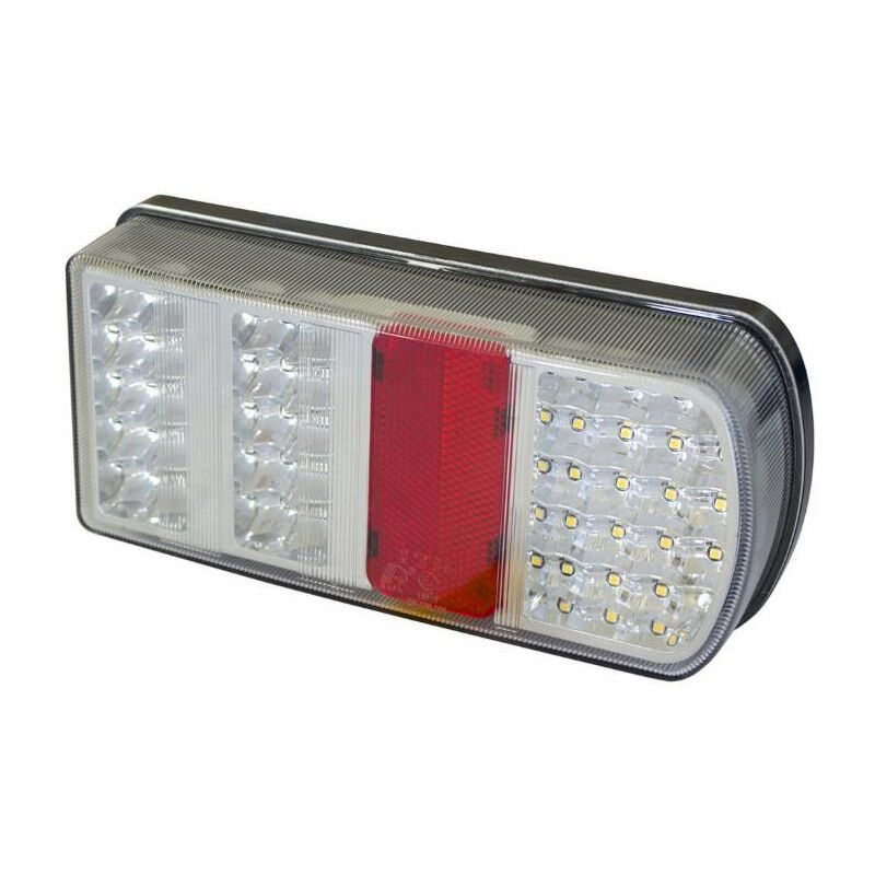 

Luz trasera izquierda 106x228mm con Led 12 V 6 funciones + reflector