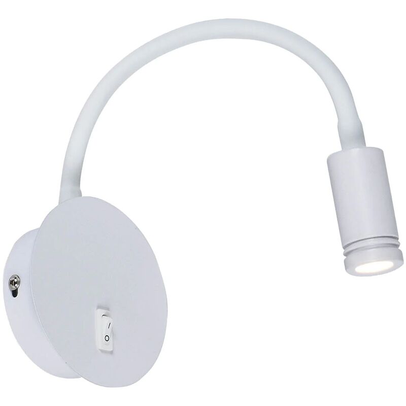 

APLIQUE DE PARED LED 3 W 3000K BLANCO MISURI - Lúzete