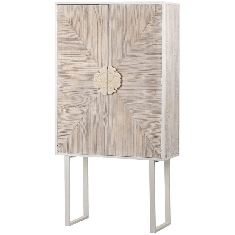 

ARMARIO DE MADERA TALLADA 175 CM KEREN - Lúzete