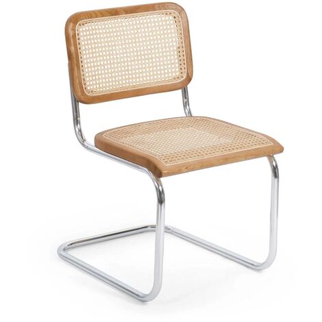 LÚZETE - CHAISE WEBSTER EN ROTIN NATUREL - Naturel