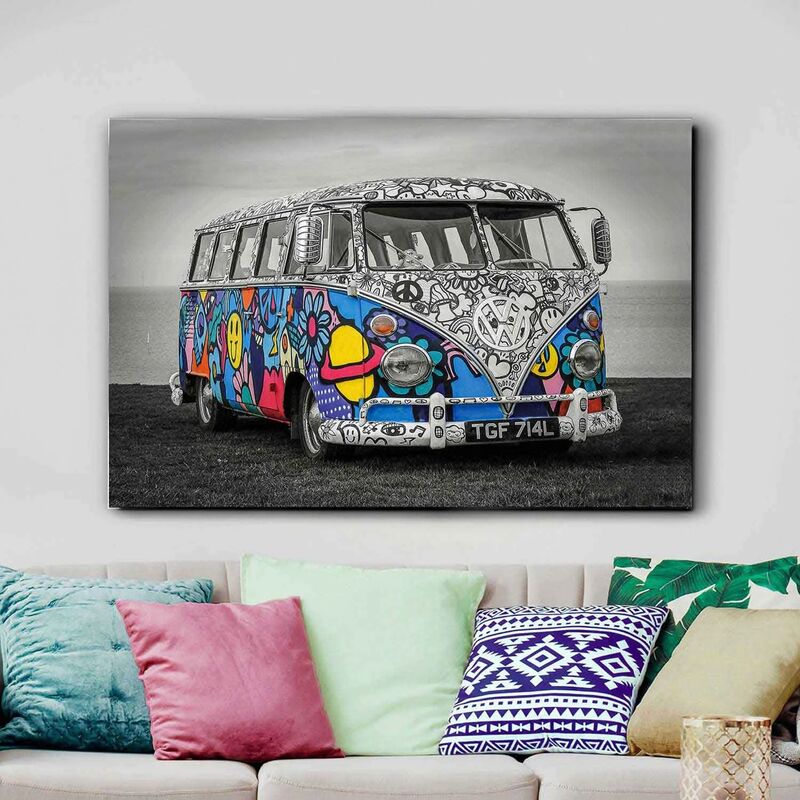 

CUADRO FOTOGRAFÍA 120X80 HIPPIE - Lúzete