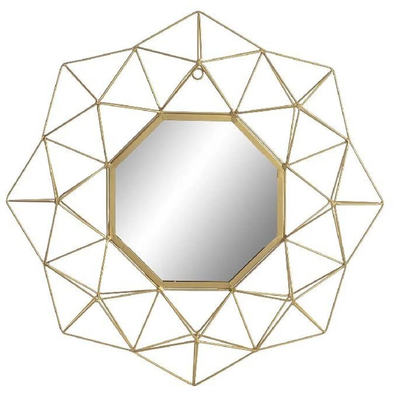

ESPEJO HIERRO DORADO CLARISE - Lúzete