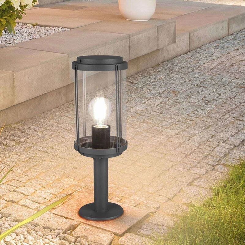 

FAROL DE EXTERIOR 40 CM E27 IP44 ANTRACITA TRILLIUM - Lúzete