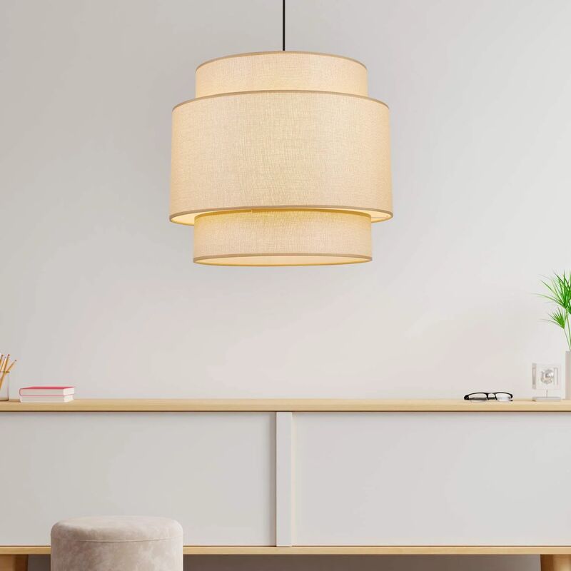 

LÚZETE - LÁMPARA DE TECHO Ø 50 CM x 155 CM RATTÁN E27 SAMANTHA