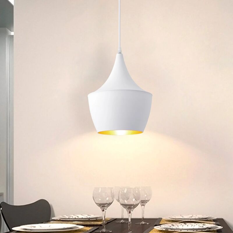 

Lúzete - Lámpara De Techo Acero Blanco Ø 24 Cm Irune