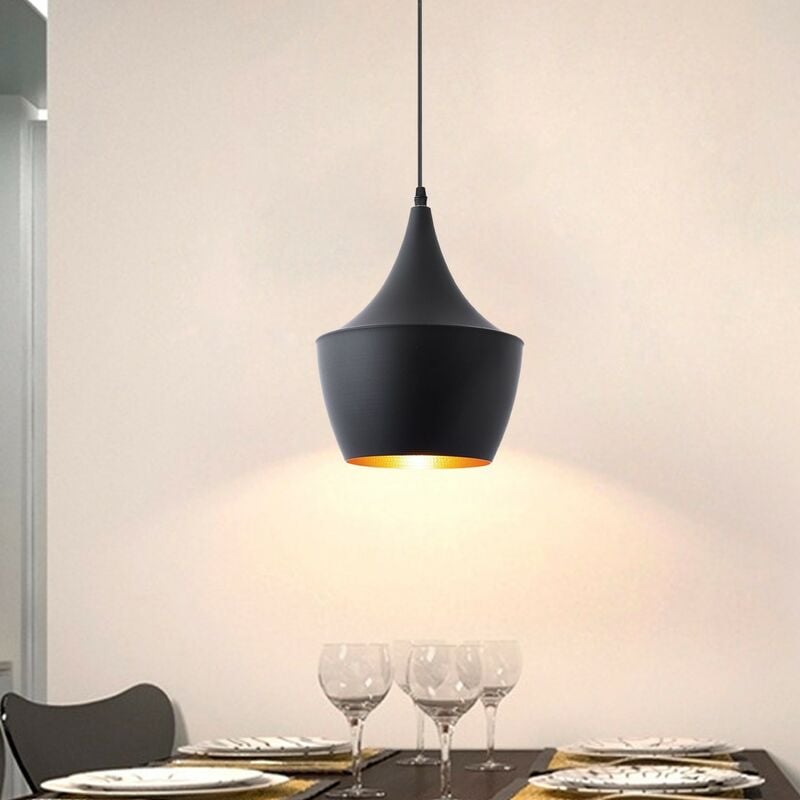 

LÁMPARA DE TECHO ACERO NEGRO Ø 24 CM IRUNE - Lúzete