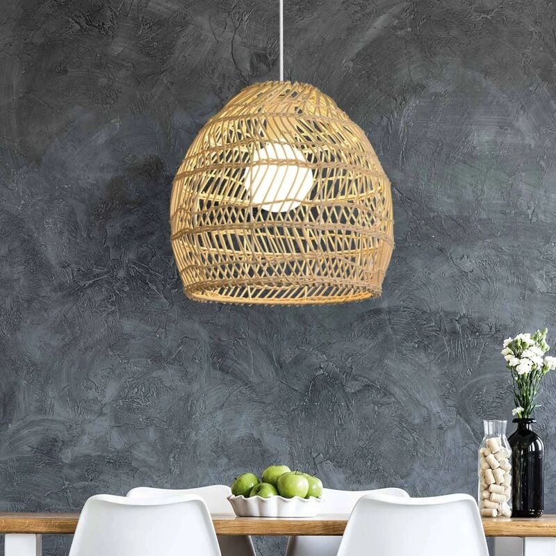

LÁMPARA DE TECHO RATTAN GRANDE E27 INOA - Lúzete