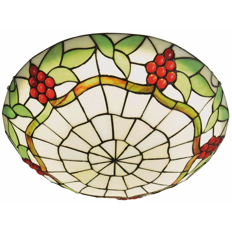 

Lúzete - Plafón De Techo Led 24 W 4000K 40 Cm Tiffany Grape