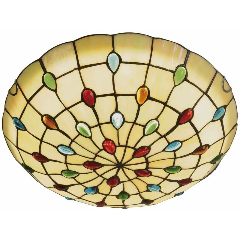 

Lúzete - Plafón De Techo Led 24 W 4000K 40 Cm Tiffany Jewel