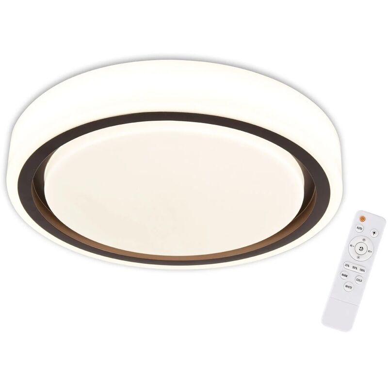 

Lúzete - Plafón Led 25+15W Regulable Blanco Café Harmony