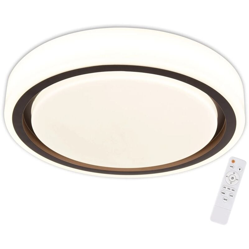 

Lúzete - Plafón Led 55+20W Regulable Blanco Café Harmony