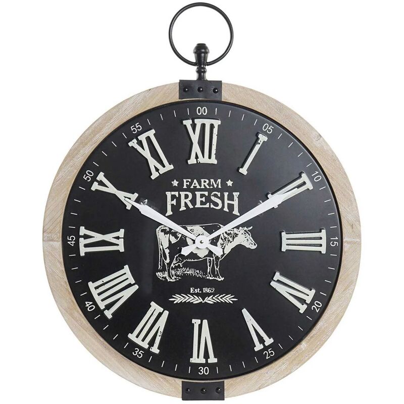 

RELOJ PARED METAL MDF FARM FRESH - Lúzete