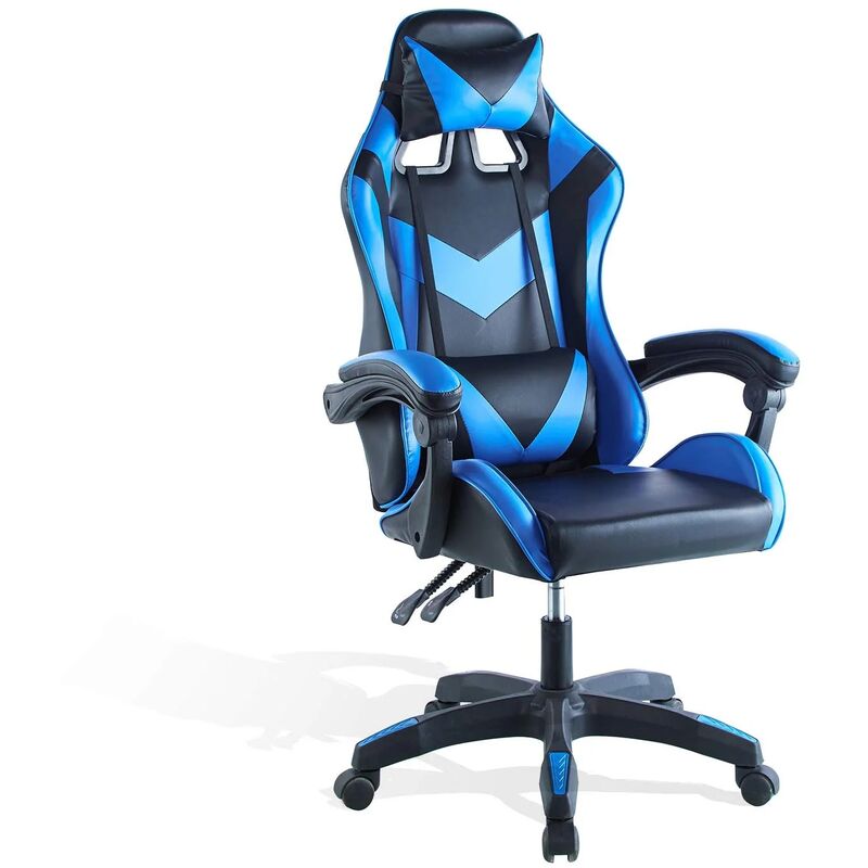 

SILLA DE ESCRITORIO GAMING AZUL PHANTOM - Lúzete
